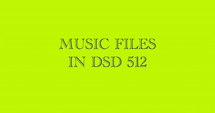 DSD 512 Audio