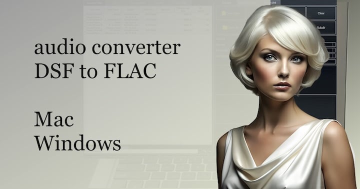 DFF/DSF to FLAC Converter [Mac Windows]