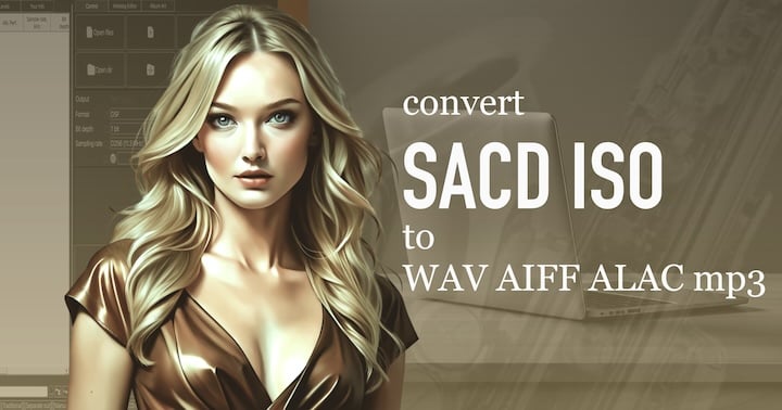 Audio Converter SACD ISO to WAV, AIFF, ALAC, mp3...