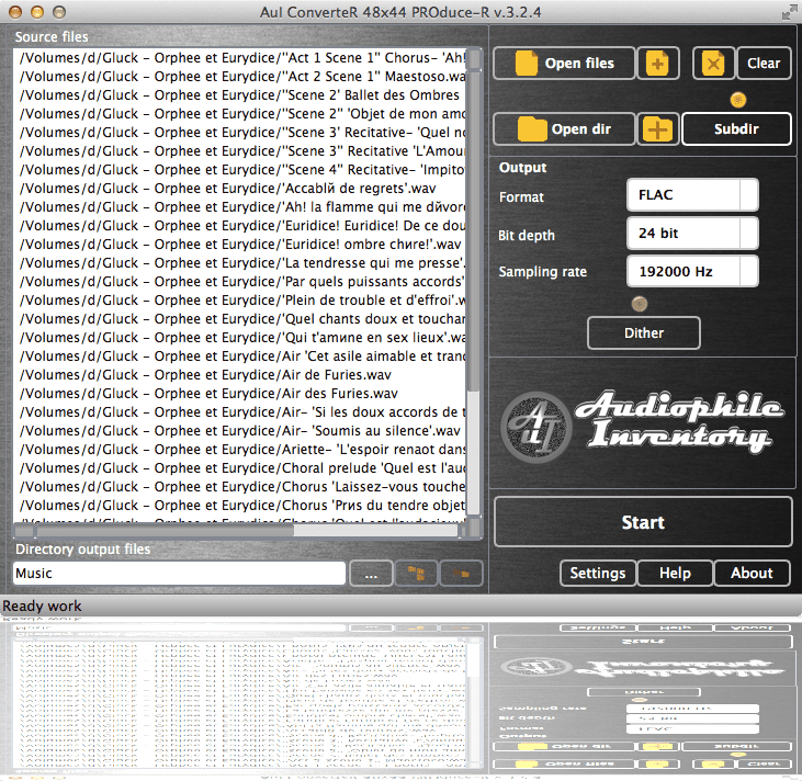 RF64 converter audio