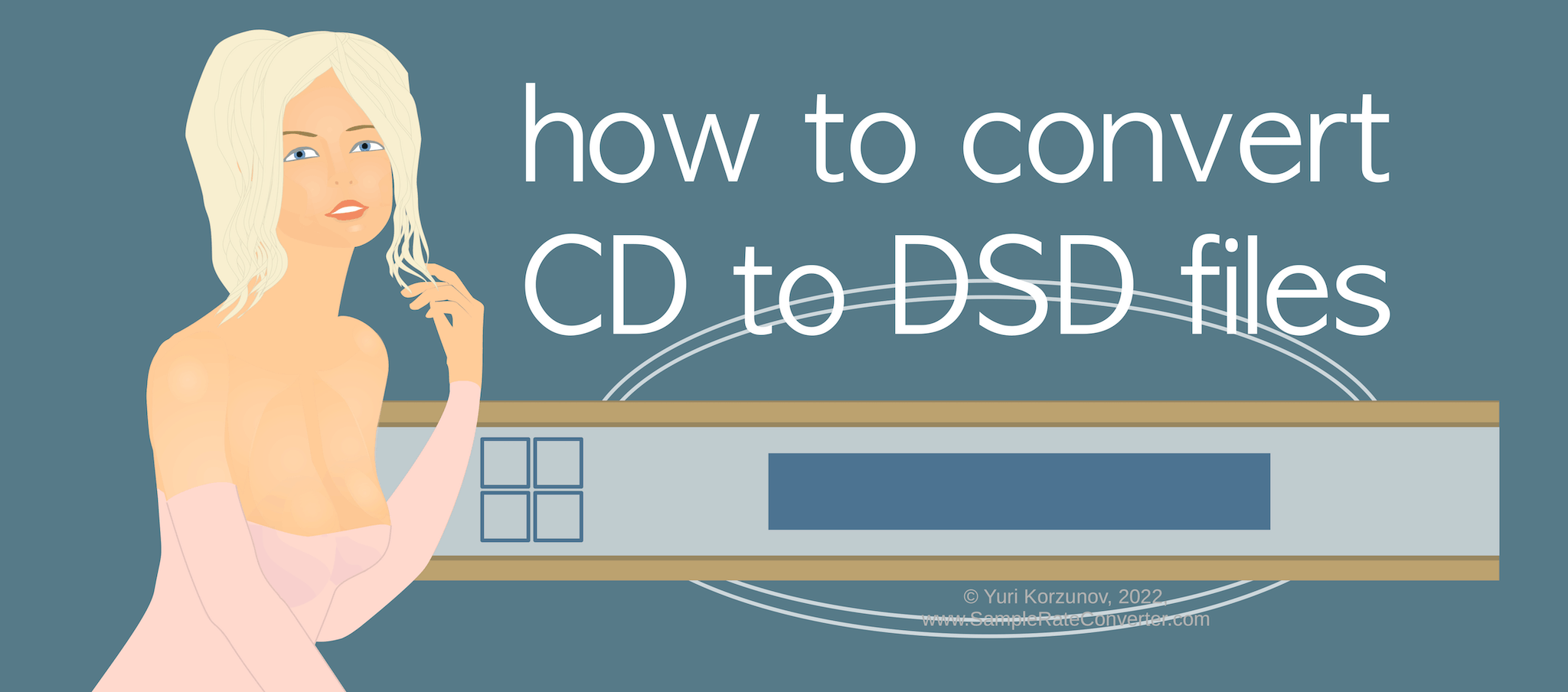 How to convert CD to DSD files
