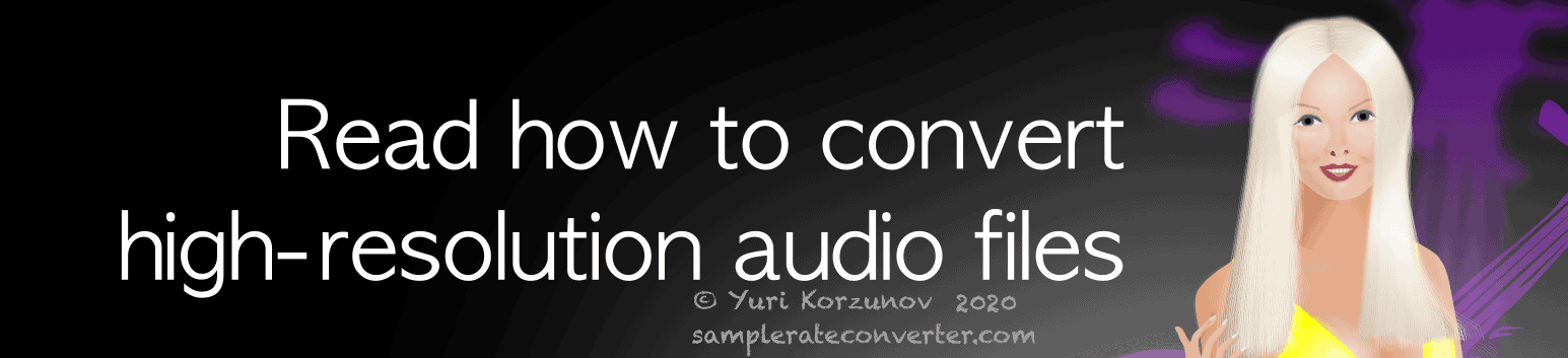 How convert hi-res audio